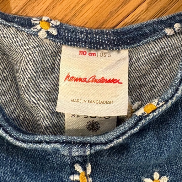 Hanna Andersson Short Denim Tank Dress - Picture 3 of 5